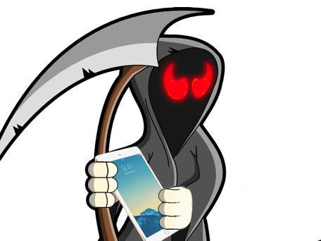 iPad Mini Grim Reaper